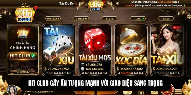 Hitclub ⚜️ Tải Hit Club Game Bài 2026, Xanh Chín + 99 USD 8 Hit Club gây ấn tượng mạnh với giao diện sang trọng, kết hợp tông màu vàng - đen hiện đại.