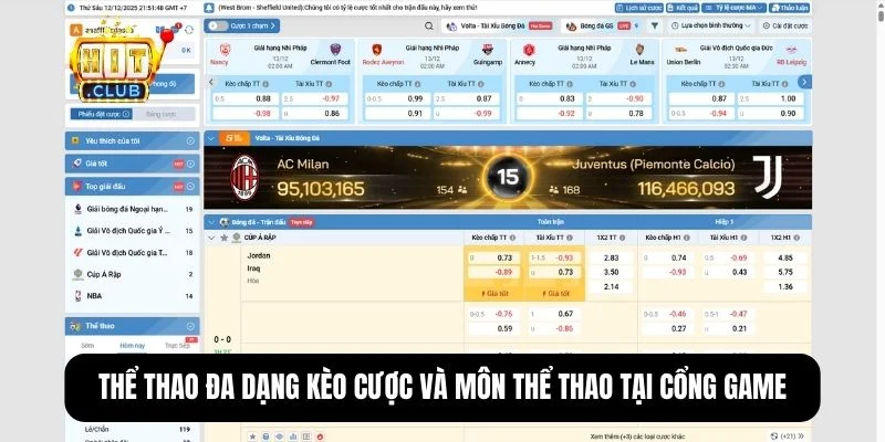 Hitclub ⚜️ Tải Hit Club Game Bài 2026, Xanh Chín + 99 USD 13 Hitclub mang đến hơn 10.000 kèo mỗi tháng